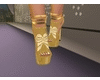 Golden Angel Heels
