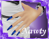 {MEE} Elec Blue nails Sm