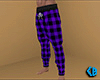 Purple PJ Pants Plaid M