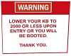 KB Warning Sign 1