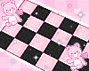 checkered fur rug <3