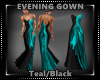 Luminous Teal Gown