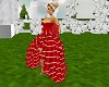 {F} WEDDING DRESS RED