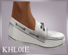K saile white boat shoes