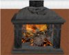 Grim Cemetery Fireplace