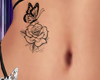Rose - Butterfly Tattoo