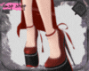 Red heels w bow