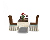 Wicker Back Dining Table