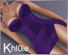K Purple Velvet dress