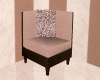 Rose Gold Corner Chair