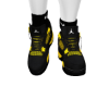 4's Yellow Black B-Socks