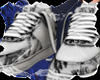 Graffitied shoes White