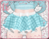 |H| Blue Skirt Squares