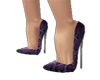Purple Snake Heels