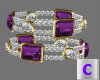 Purple Topaz Bracelet 