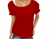 TF* Red Long Baggy Top