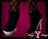 ~Y~Black Vale Boots Bow