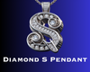 Diamond S Pendant