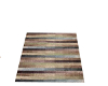 Square multi-brown rug