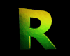 R - Neon Letter Seat