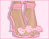 glitter bow heels <3