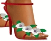 bridesmaid heels red