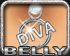 Diamond Diva Belly Ring