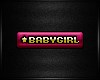 Dark Pink Babygirl Tag