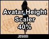 Avatar Height Scale 40%