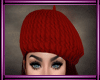 *L* Winter Hat/Hair Red