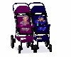 twins stroller w baby F