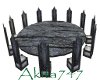 Akitas dark crystl table