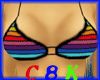 C8K Rainbow Bikini Top