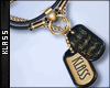 💄Milta Dog Tag Chain 