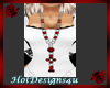 ~H~Hot Necklace Red