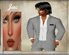 J~M  LGT GRY SUIT N TIE