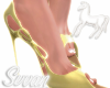 yelloish heels