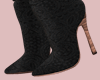 E* Black Lace Booties