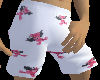 Pink bear shorts