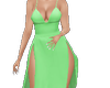 green dress
