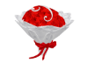 T- rose bouquet