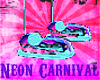 Neon Carnival BumberCars