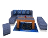 blue  couch