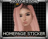 Zoey Homepage Sticker II