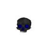 Blue Floating Skull