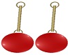 V1 Red Bauble Earrings