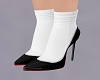 Black Heels/White Socks