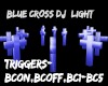 D3~Blu cross dj light