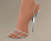 Elegant Silver Stilettos