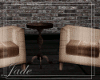 BEIGE CHAT CHAIRS
